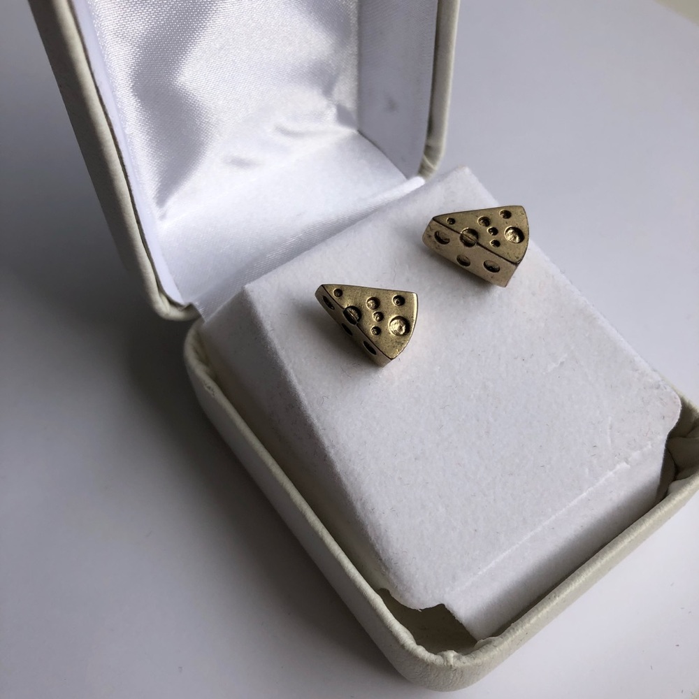 Betsy Johnson “Cheese” Earrings